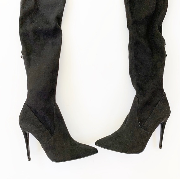 Steve Madden Dominique Vegan Over the Knee Boots - Picture 9 of 14